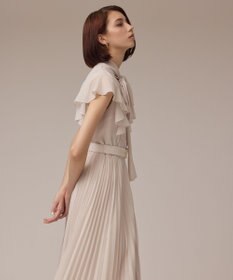 GRACE CONTINENTAL ボウタイプリーツドレス