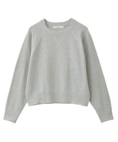 AMERICAN HOLIC ソフトコットンスウェットライクニットトップス