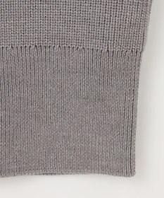 自由区 【洗える】ジップアップニット アウター