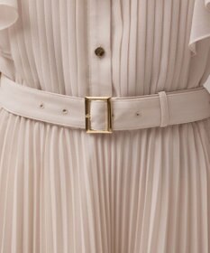 GRACE CONTINENTAL ボウタイプリーツドレス