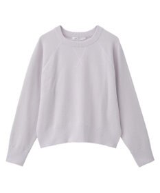 AMERICAN HOLIC ソフトコットンスウェットライクニットトップス