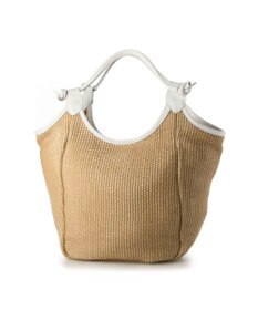 UNBILLION カシュカシュ cachecache / ポリプロピレンシート牛革付属トートバッグ