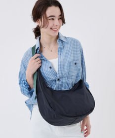 LeSportsac LG HAMMOCK ADJ BAG/ディープシー/ボトルグリーンウェビング