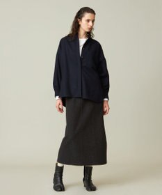 J.PRESS YORK STREET 【WOMEN】バンドカラーブラウス