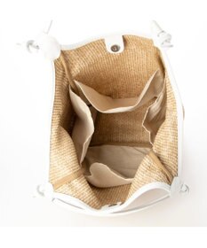 UNBILLION カシュカシュ cachecache / ポリプロピレンシート牛革付属トートバッグ