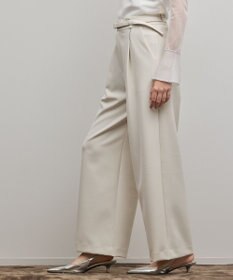 GRACE CONTINENTAL ダブルクロスワイドパンツ