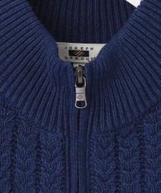 JOSEPH ABBOUD 【WEB/一部店舗限定】コットンバルキーニットブルゾン