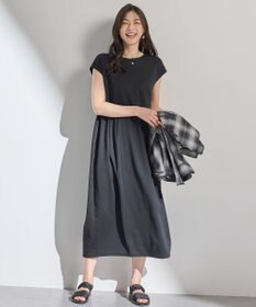 ANY L 【洗濯機可】ライトポンチコクーンワンピース