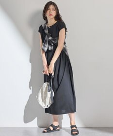 ANY L 【洗濯機可】ライトポンチコクーンワンピース