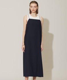 ICB 【接触冷感・UVケア・速乾・洗える】FluidBackSatin キャミソールワンピース