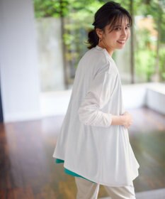 ANY 【接触冷感/UVケア/吸水速乾】長袖シアーカーディガン