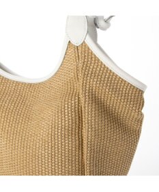 UNBILLION カシュカシュ cachecache / ポリプロピレンシート牛革付属トートバッグ