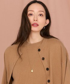 23区 メタルトップ ドロップ ネックレス ゴールド系