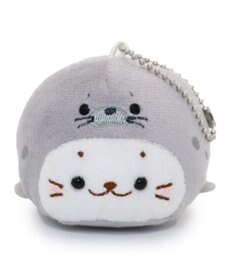 Mother garden しろたん まーるい マスコット キーホルダー 【単品】 《しろたん / ゴマフアザラシ / ラッコ 》