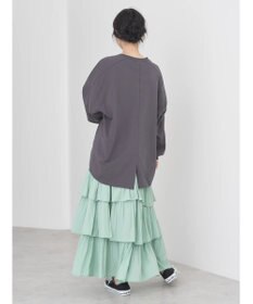 earth music&ecology フリルティアードスカート