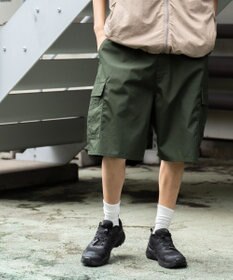 WEGO 【ウエストゴム/手洗い可】ワイドカーゴショーツ