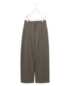 ICB 【洗える】ストレッチピーチツイル バレルパンツ