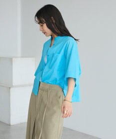 CRAFT STANDARD BOUTIQUE バックギャザーポンチョシャツ