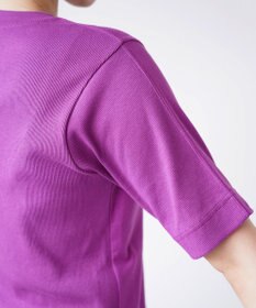 HAAG スマイルコットン BACK RIB T-SHIRTS Tシャツ