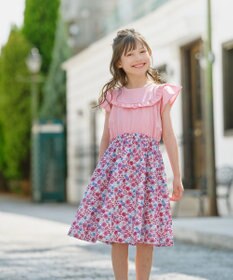 組曲 KIDS 【150-160㎝】サマーフラワー ワンピース