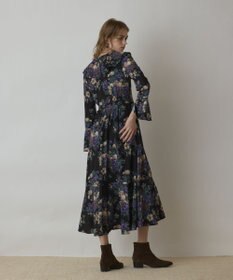 GRACE CONTINENTAL ボタニカルベリープリントワンピース