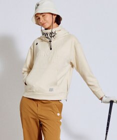 PW CIRCULUS 2025 NEW！【手洗い洗濯可】【WOMEN】スエードライク デタッチャブルフーディ ゴルフウェア レディース