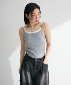 Green Parks ・Ｐｅｔｉｔ　Ｆｌｅｕｒ　レイヤードキャミ（カップ付