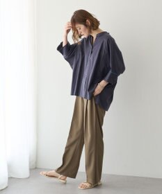 YECCA VECCA ペーパータッチドルマンシャツ