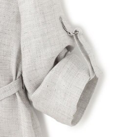 ICB 【日本製】トリアセリネンシャイニーツイル ロングジャケット