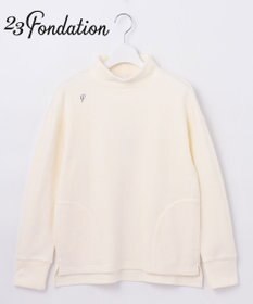 23区GOLF 【23Fondation/WOMEN】【吸湿発熱】モックネック プルオーバー