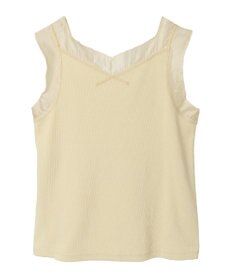 Green Parks ・ＳＵＧＡＲ　ＳＰＯＯＮ　シアー切替タンクトップ