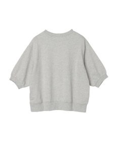 Green Parks ７分袖ラメ裏毛パフプルオーバー