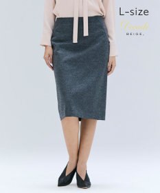 BEIGE， 【Lsize・セットアップ対応】CORBY / ウールタイトスカート