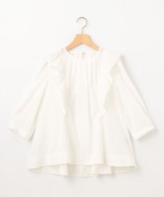 組曲 【WEB限定】ナチュラルローン ペプラムブラウス