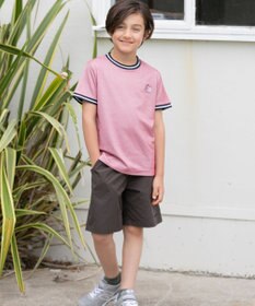 J.PRESS KIDS 【110-130cm】COOLMAX コンビボーダー リブＴシャツ