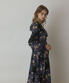 GRACE CONTINENTAL ボタニカルベリープリントワンピース