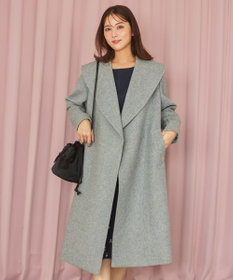 TOCCA LOOFAH ショールカラーウールコート