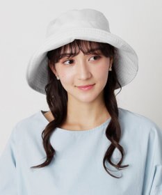 MOONBAT 【洗える】FURLA(フルラ) シャンブレー中つばダウンハット