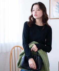 WEGO ソフトタッチクルーネックロンT