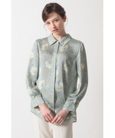 DAKS ボタニカルプリントブラウス