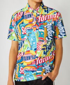 FILA GOLF／marie claire 【Loudmouth】総柄ポロシャツ