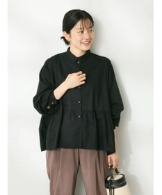 CRAFT STANDARD BOUTIQUE ペプラムブラウス（長袖）