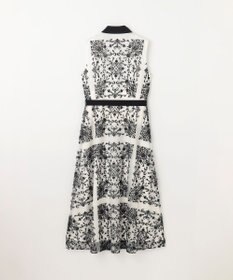 GRACE CONTINENTAL 刺繍フレアドレス