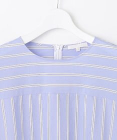 自由区 【WEB限定・洗える】ストライプハイゲージジャージー カットソー