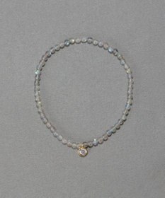 Phoebe ウィスパーストーンブレスレット　グレー/天然石