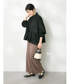 CRAFT STANDARD BOUTIQUE ペプラムブラウス（長袖）