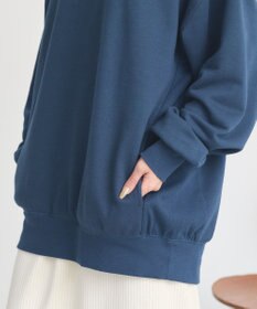 earth music&ecology サイドリブロゴスウェット