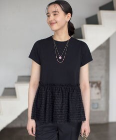 組曲 S 華感フレア カットソー