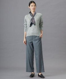 J.PRESS LADIES 【洗える】ANASTASIA milled セミワイド パンツ