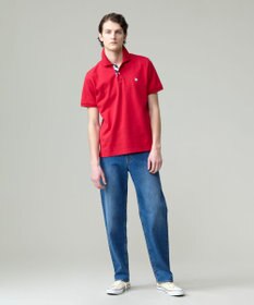 J.PRESS MEN 気品と愛嬌のバランスが抜群！【J.PRESS人気NO1ポロシャツ】 バックブルカノコレジメン ポロシャツ